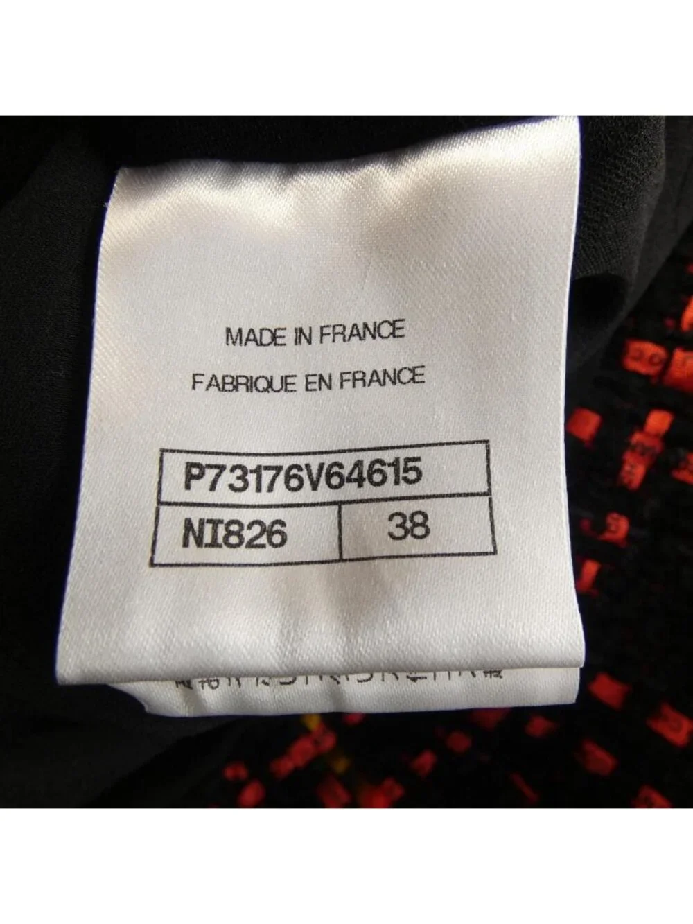 Chanel Collarless Jacket Black